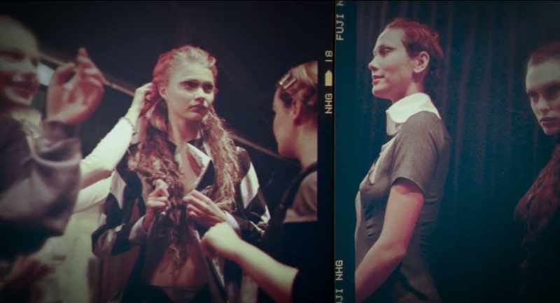 We were all, as a group of young, really cool, English models