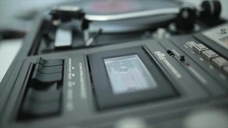 We all hovered around a cassette player