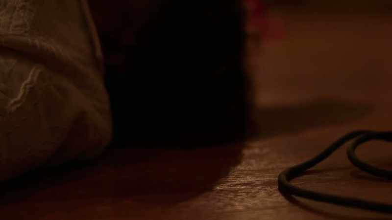 We also noticed ligature marks around her neck