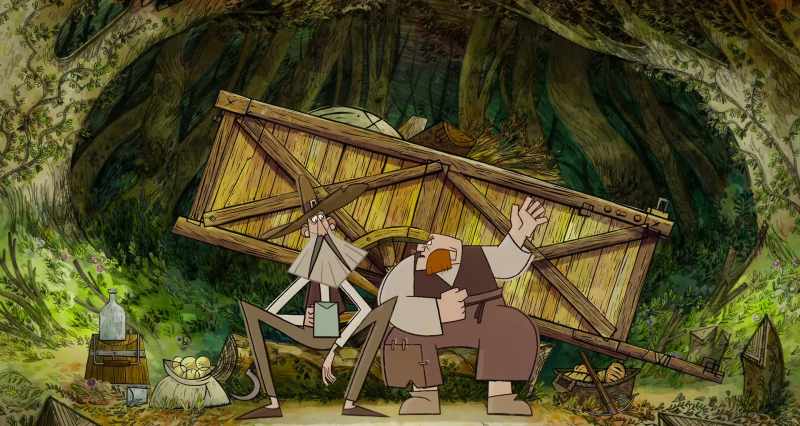 We are cutting down their woods, Ned. Shouldn't be doing it