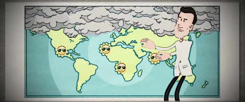 We aren't clogging the atmosphere with CO2