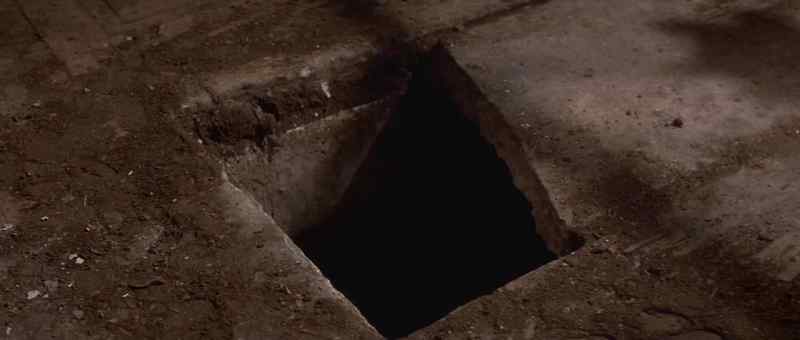 We begin digging here