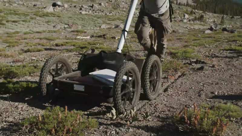 We brought a GPR unit, which is over 50 pounds