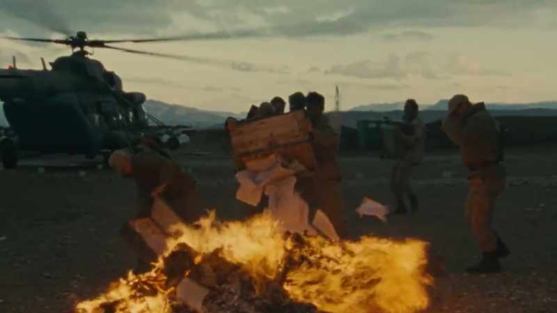 We burnt top-secret papers