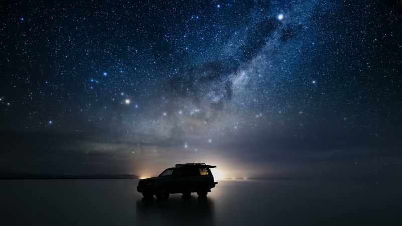 We can also tell that we're racing through the solar system