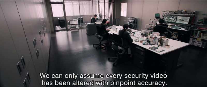 We can only assume every security video has been altered with pinpoint accuracy