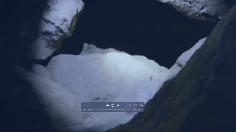 We can see that there is a tunnel