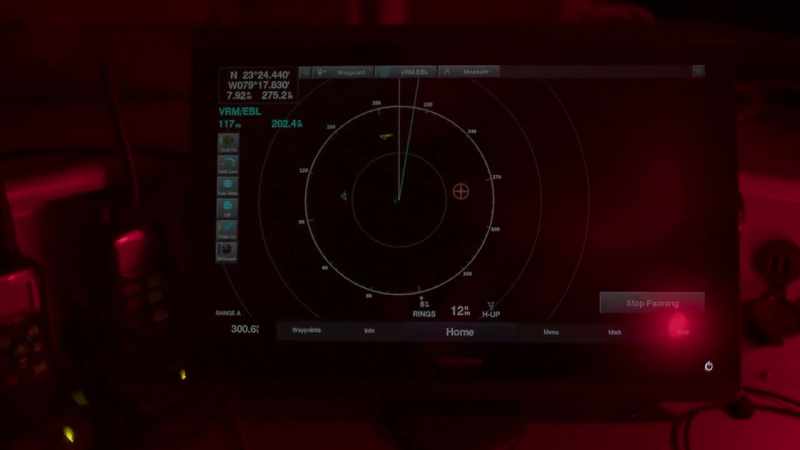 We can see them in our radar and they probably can