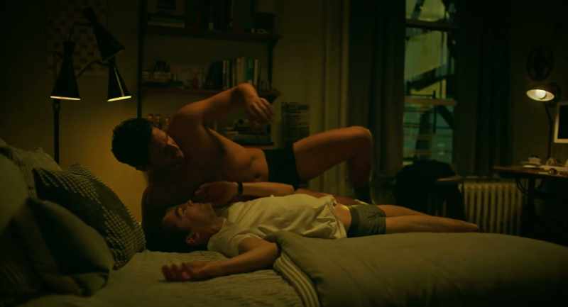 We could just lay here and talk