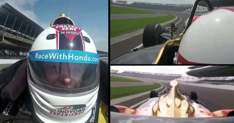 We did four hot laps