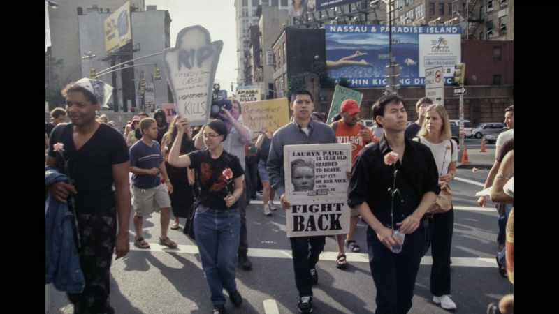 We did this whole procession up Eighth Avenue