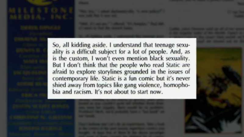 We didn't know that that editorial was going to be in that book