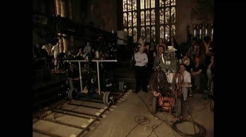 We were doing the scene when Fred and George