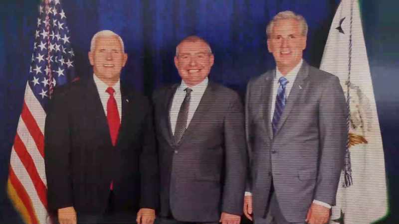We donated $100,000 to Kevin McCarthy
