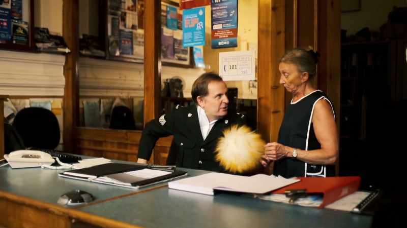 We don't clean the evidence room