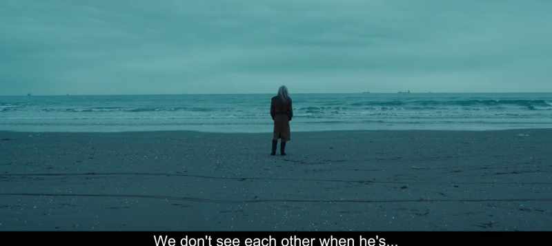 We don't see each other when he's