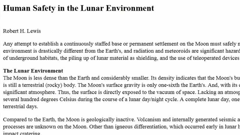 We quote from this document published by NASA