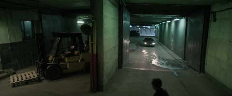 We enter through the loading dock