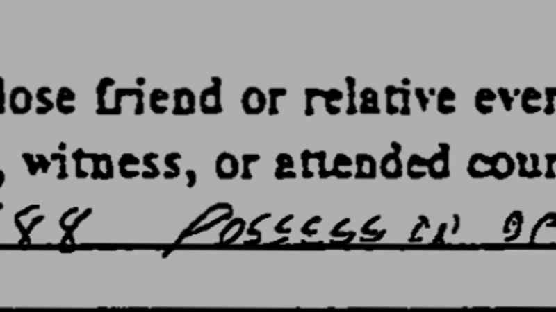 We had filled out such an extensive questionnaire