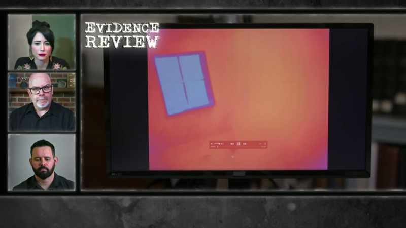 We were filming using a thermal camera