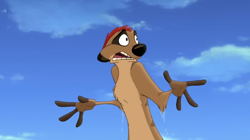 Let's see Gee Simba the good news is we found your daughterThe bad news is we dropped a warthog on her