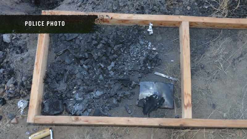 We found pieces of her iPad in that burn pit