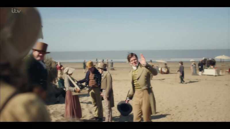 We, gentlemen, must further down the beach