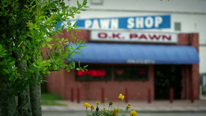 We go to the pawn shops and see if anything's being pawned