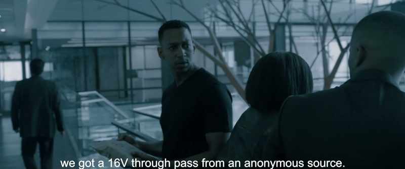 We got a 16V through pass from an anonymous source