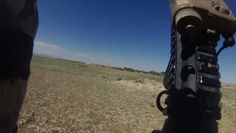 We got contact. 200 meters to our 12:00, over