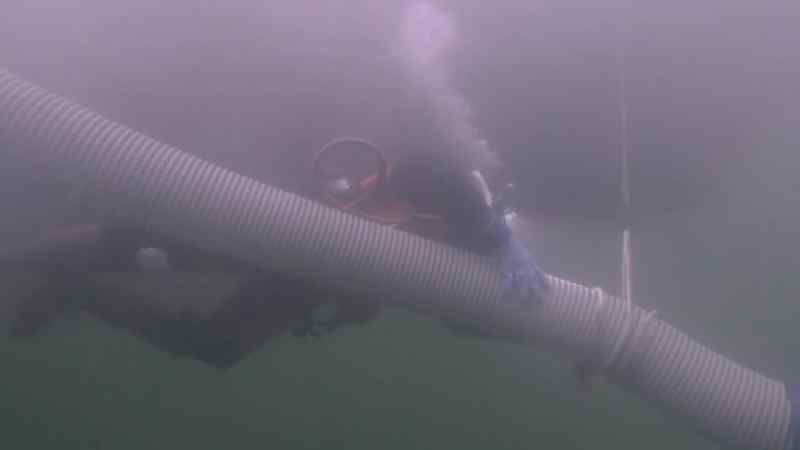 We got our diver down