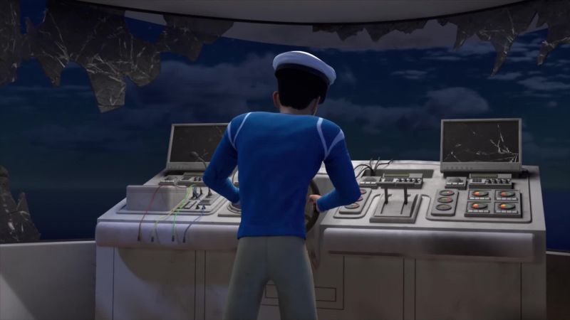 We gotta get on that boat and cast off