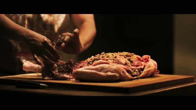 We gotta make it look like a turkey again, not flattened roadkill