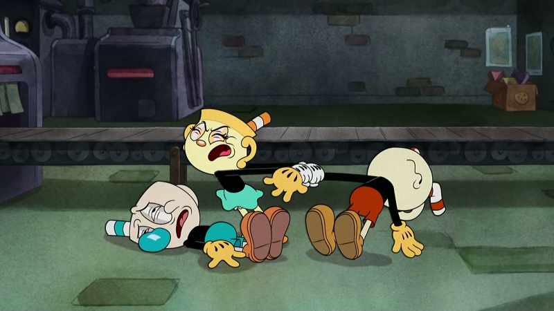 We gotta scram! -[grunts]