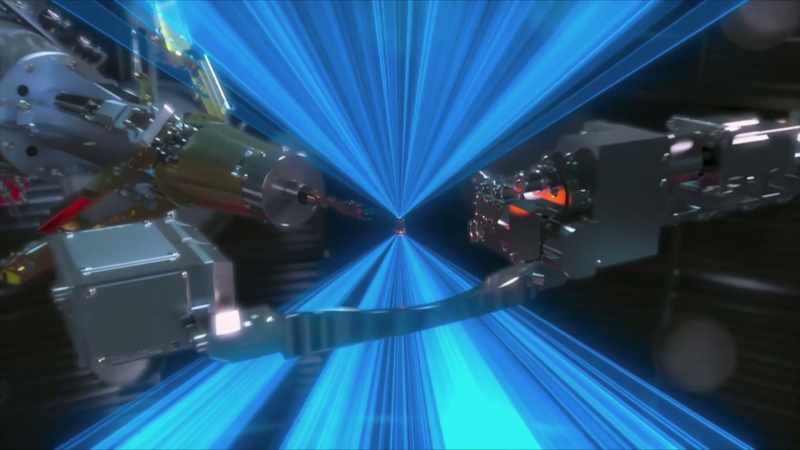 We have 192 laser beams which enter