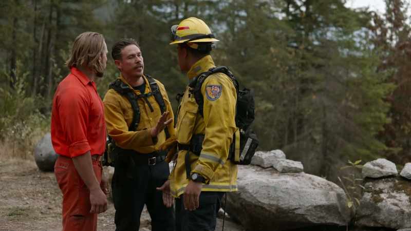 We have a firefighter down there