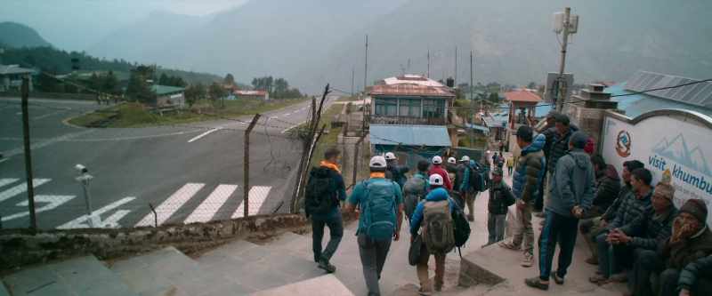 We have an eight-day trek to base camp