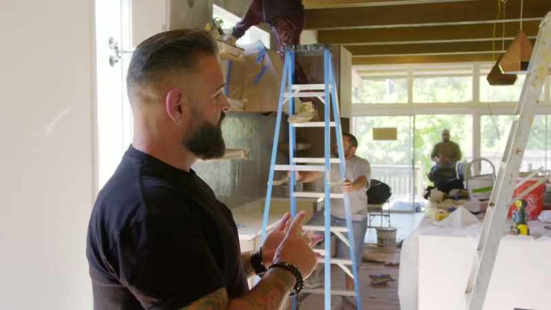We have to finish caulking everything