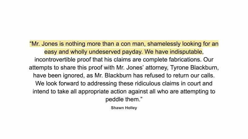 We have indisputable, incontrovertible proof that his claims