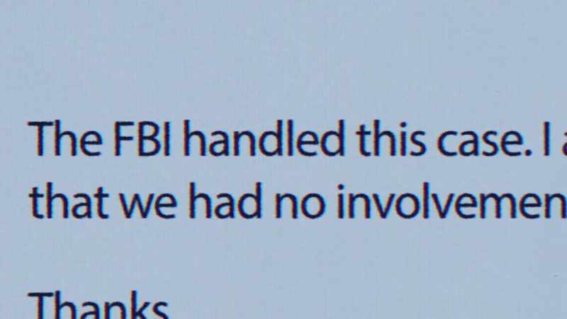 We have no records, no case. We never investigated anything.