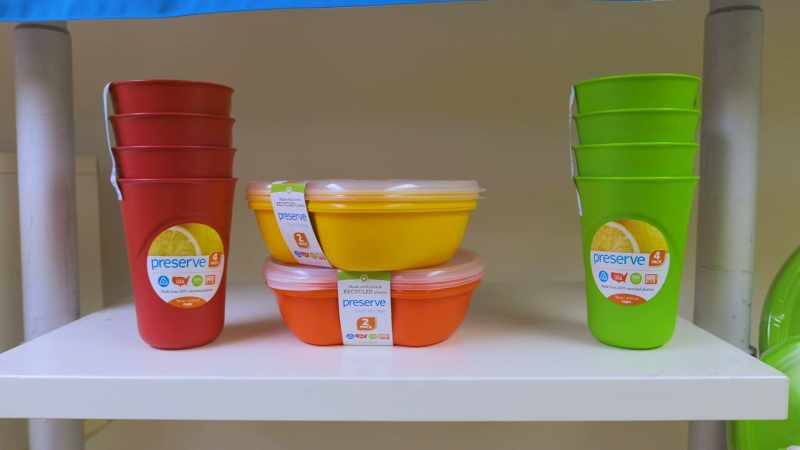We have reuse systems with reusable tableware