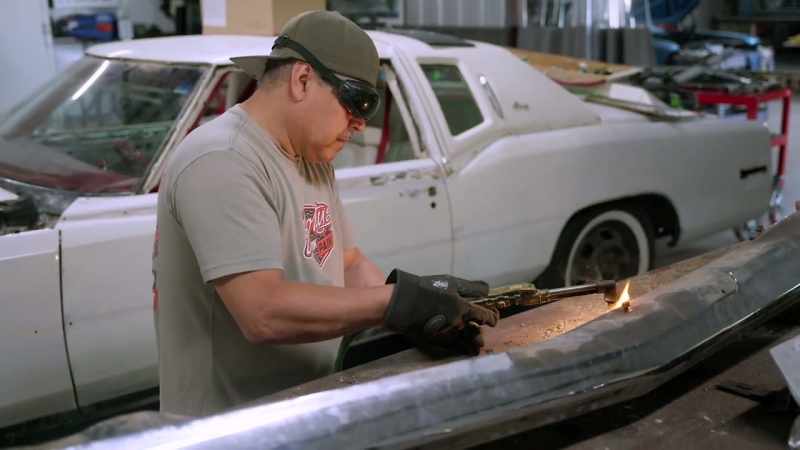 We have to tear every single thing down to make sure that when it's chromed