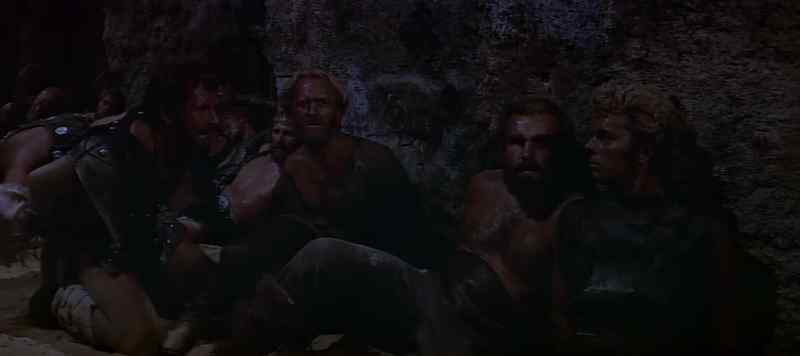 We have two choices. To get out or stay here and rot