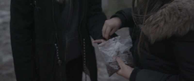 We hold it in our left hand, and we say our prayers