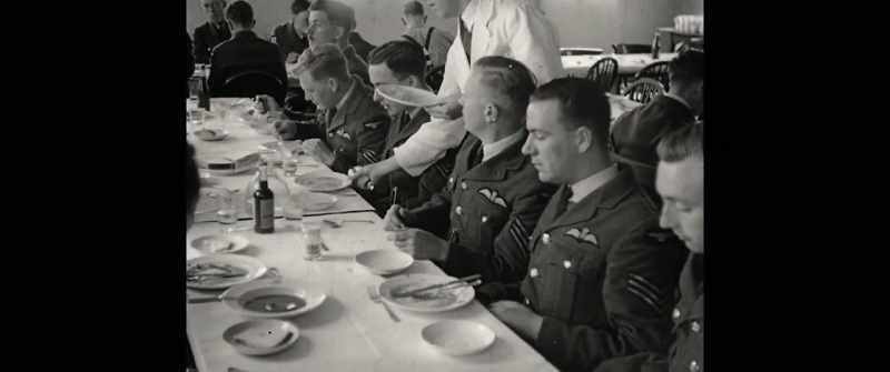 We were in having lunch