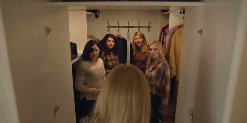We were just seeing if... if we could all fit in your massive wardrobe