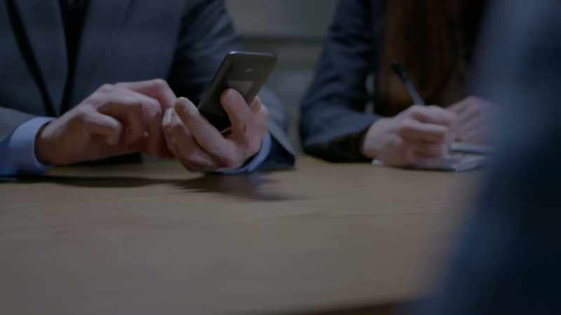 We learned that he was texting Kelsey's phone