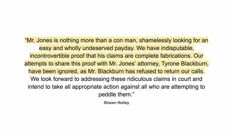 We look forward to addressing these ridiculous claims