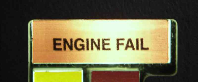 We lost the left engine!