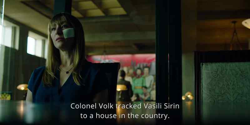 We lured Arkady Volk to the house
